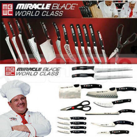 Набор ножей Miracle Blade World Class (Мирекл Блейд)