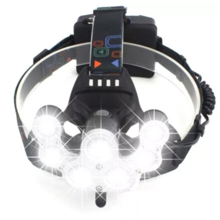 Налобный фонарь 7 LED CREE XM-L T6