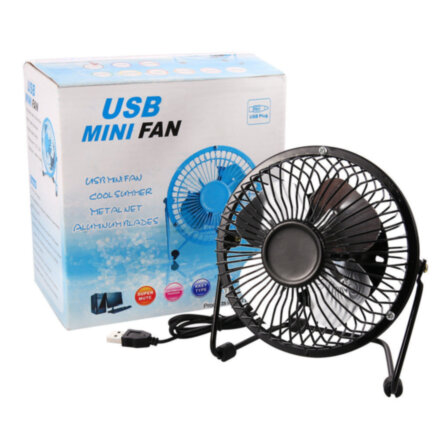 Настольный металлический USB-вентилятор Mini Fan