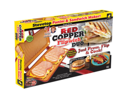 Двойная сковорода для бутербродов Red Copper Flipwich Duo