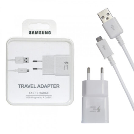 Сетевой адаптер Foxconn USB блок питания для Samsung S6 5V/2A White
