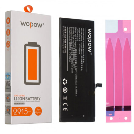 Аккумуляторная батарея Wopow для iP 6 Plus (2915mAh / 3300mAh)