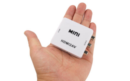 Адаптер конвертер Mini HDMI в RCA (AV)