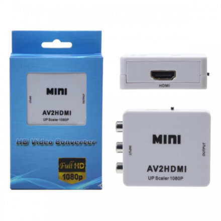 Адаптер конвертер Mini RCA (AV) в HDMI