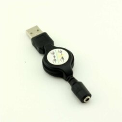 Аудио кабель втяжной USB M на 3.5 Jack F РА-57/5 (5 штук в упаковке)