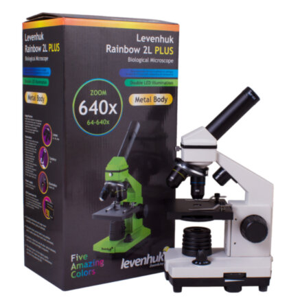 Микроскоп Levenhuk Rainbow 2L PLUS Moonstone