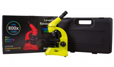 Микроскоп Levenhuk Rainbow 50L Lime