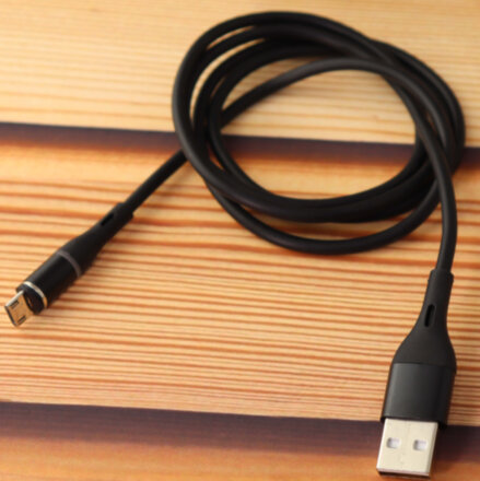 Магнитный кабель MRM 360° Micro-USB 1m (силиконовый)