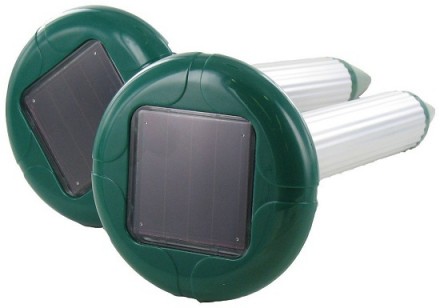 Комплект из 2 отпугивателей на солнечной батарее Weitech-WK2015 на 4 сотки