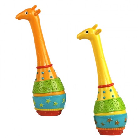 Маракасы пластик Два Жирафа