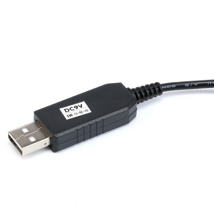 Переходник (конвертер) USB 5V - 9V 3.5mm x 1.35mm