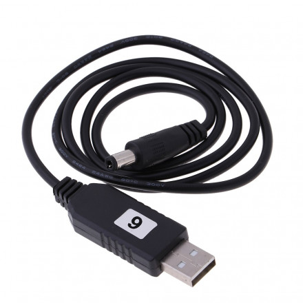 Переходник (конвертер) USB 5V - 9V 3.5mm x 1.35mm