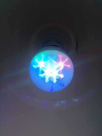 Светодиодная цветная LED-лампа Звезды