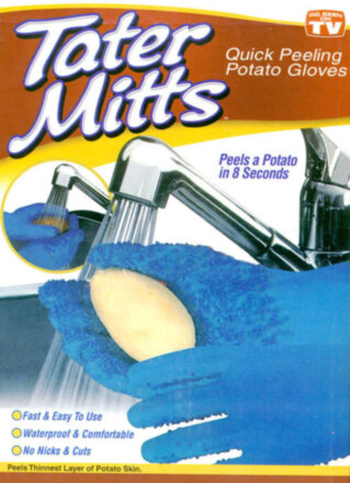 Перчатки Татер Миттс (Tater Mitts) для чистки овощей и картофеля