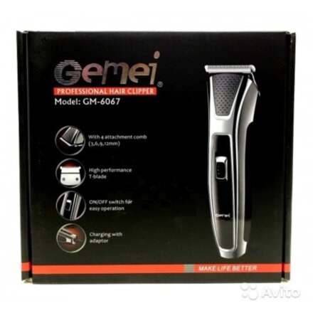 Машинка для стрижки волос Gemei GM-6067