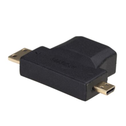 Адаптер HDMI F to micro HDMI M и mini HDMI M