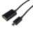 Адаптер OTG microUSB в USB кабель 200мм