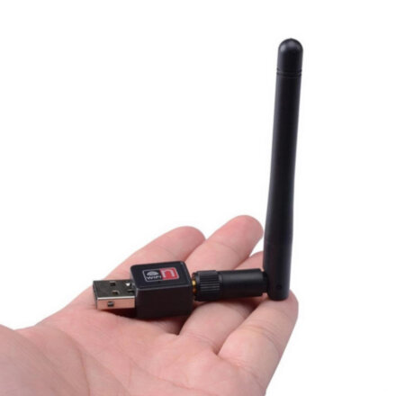 Адаптер Wifi с антенной USB 150 Мбит/с 802.11n 5db