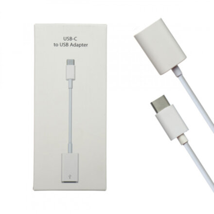 Адаптер OTG USB-C to USB кабель 200мм